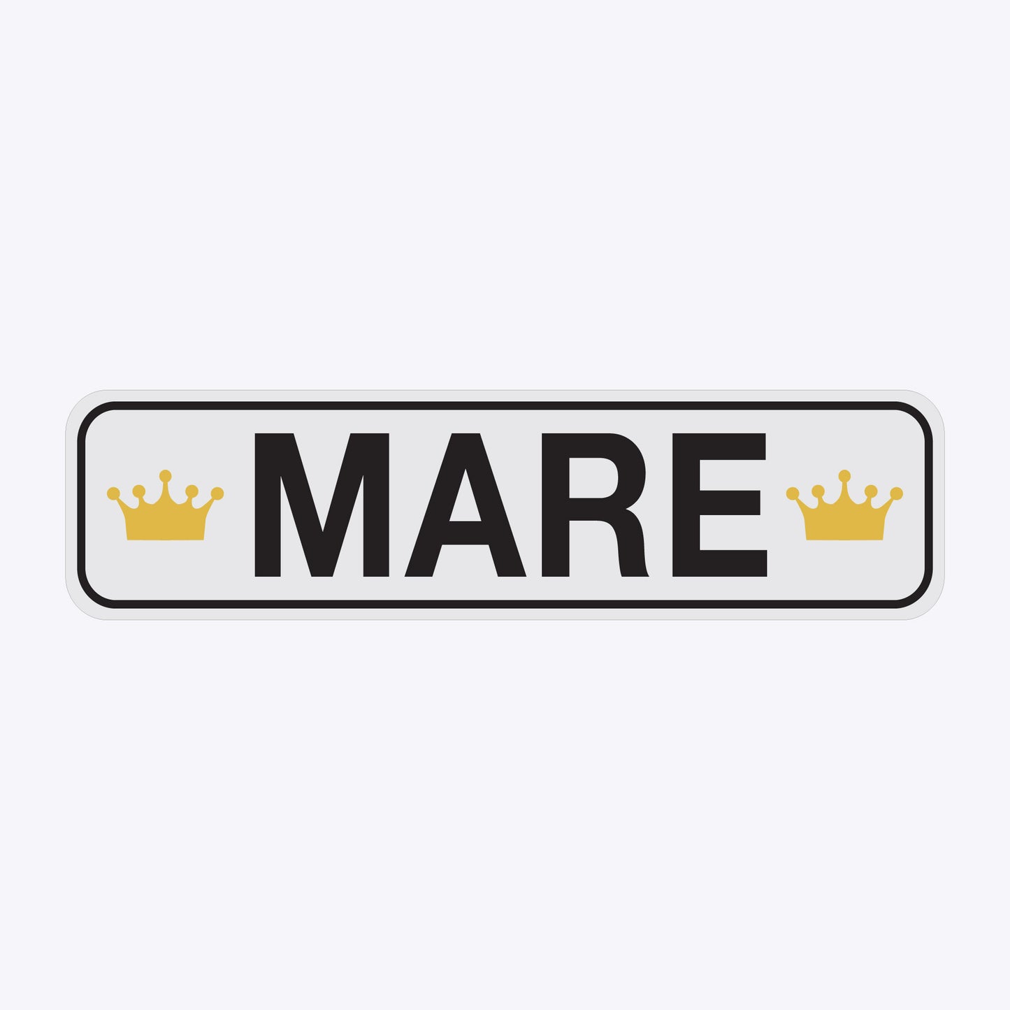 Vārda zīme ar uzlīmi - MARE - 60 x 220mm