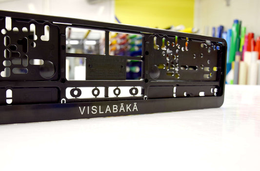 Auto numura turētājs ar uzrakstu - VISLABĀKĀ