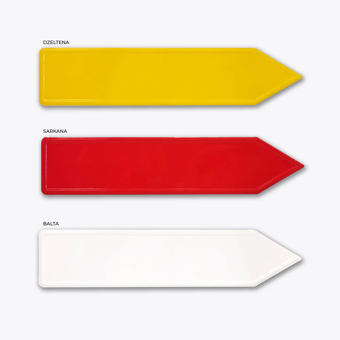 Bultas veida norāde - MEŽROZES - 110 x 520mm AR NEKRĀSOTU RELJEFA MALU