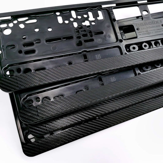 Auto numura turētājs ar uzlīmi - KARBONS - A tips - 110 x 520mm