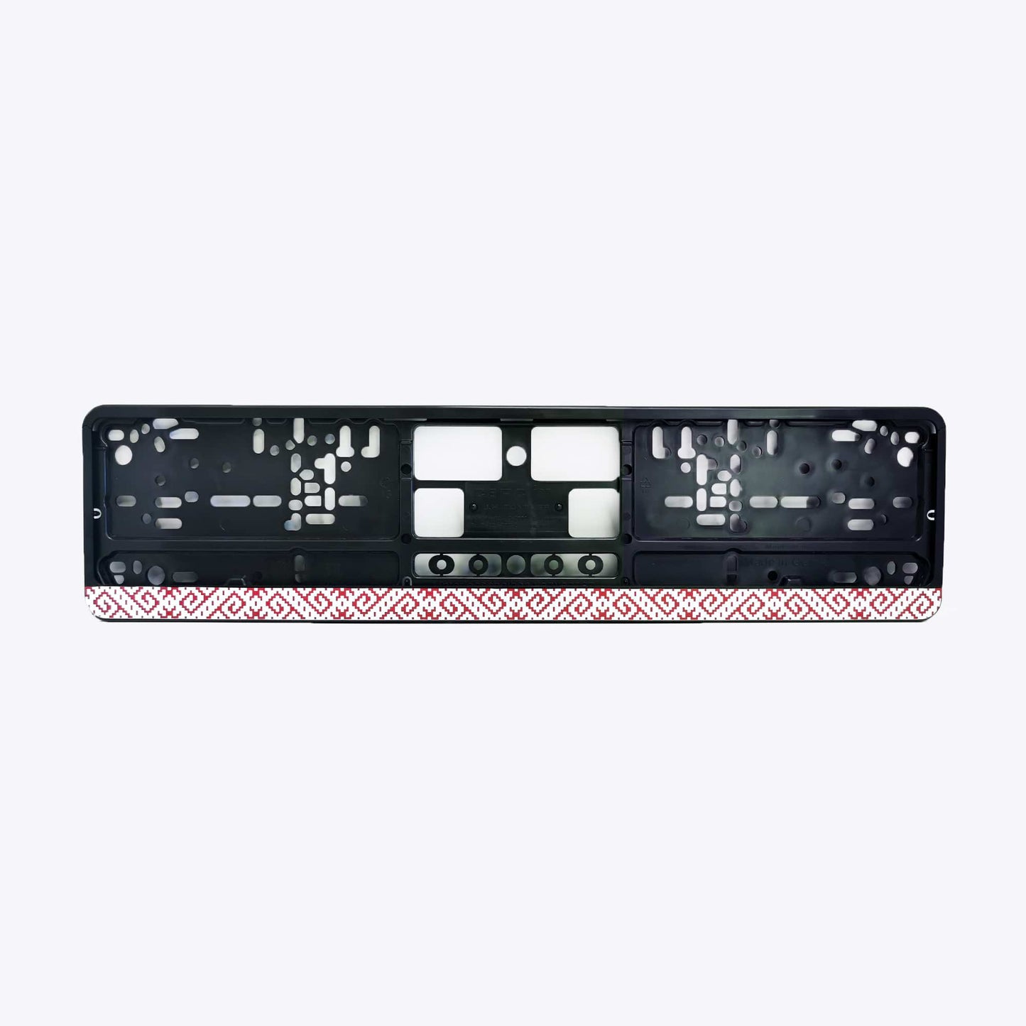 Auto numura turētājs ar latviešu rakstiem - ZALKTIS - LATVIJAS KAROGA KRĀSĀS - A tips - 110 x 520mm