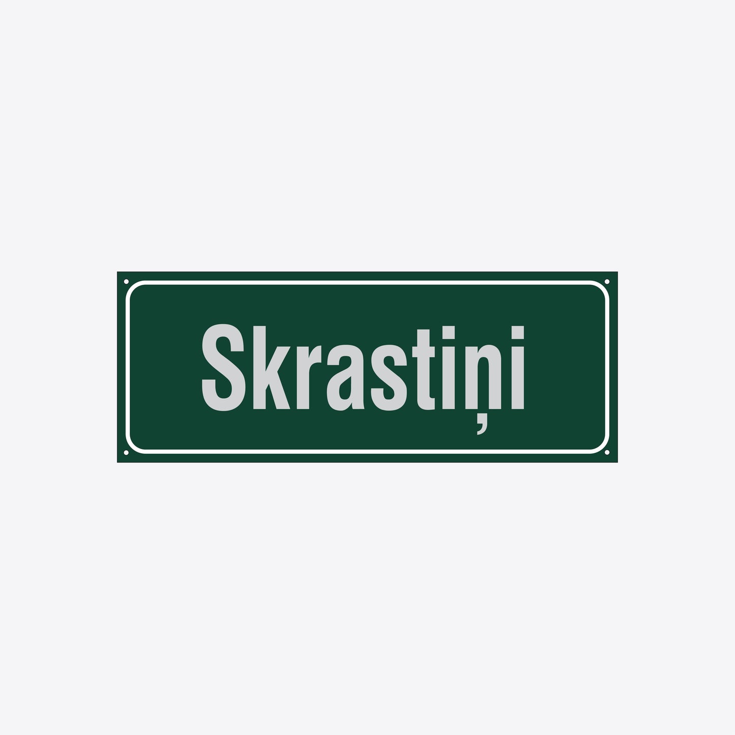 Mājas nosaukuma plāksne - Valmieras novads - 160 x 420mm ĀRPUS APDZĪVOTAS VIETAS