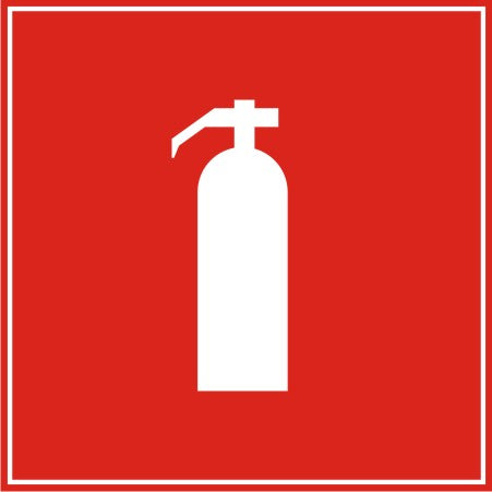 Uzlīme - Ugunsdzēšamais aparāts, 15 x 15 cm