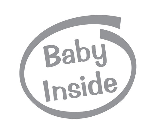Uzlīme - Baby Inside, 10 x 9 cm