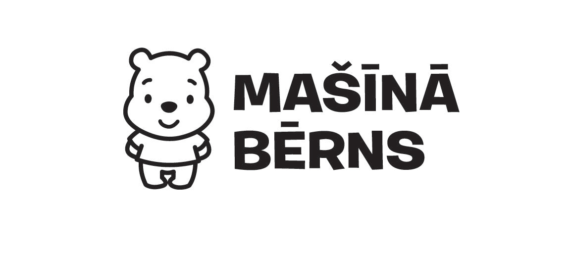 Uzlīme - Vinnijs Pūks, Mašīnā Bērns,17 x 4 cm