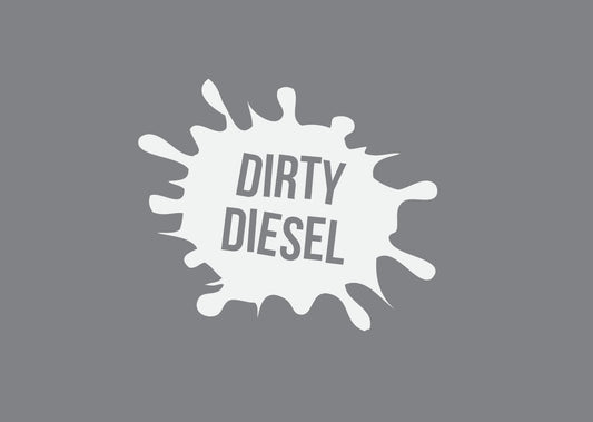 Uzlīme - Dirty diesel, 10 x 8 cm