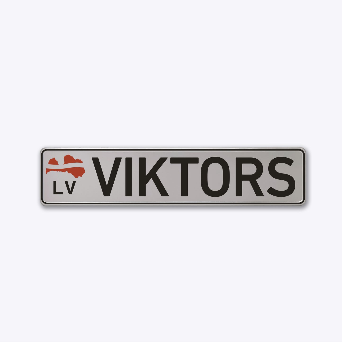 Vārda zīme ar uzlīmi VIKTORS - 114mm x 520mm