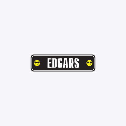 Vārda zīme ar uzlīmi - EDGARS - 60 x 220mm