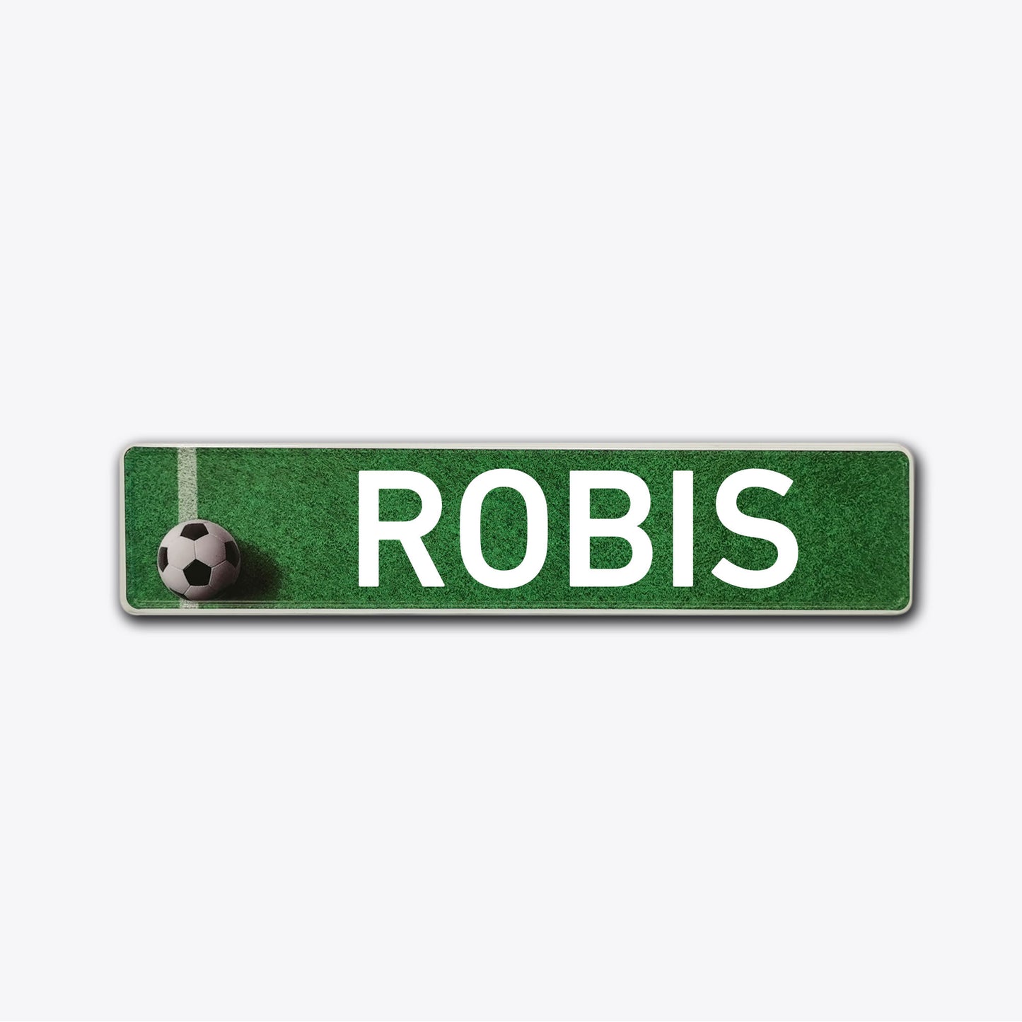 Vārda zīme ar uzlīmi - ROBIS - VISAS PAMATNES - 114mm x 520mm